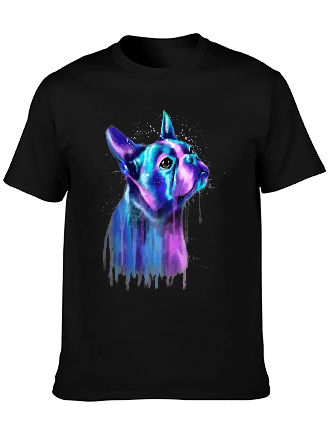 Watercolor French Bulldog Graphic Tee