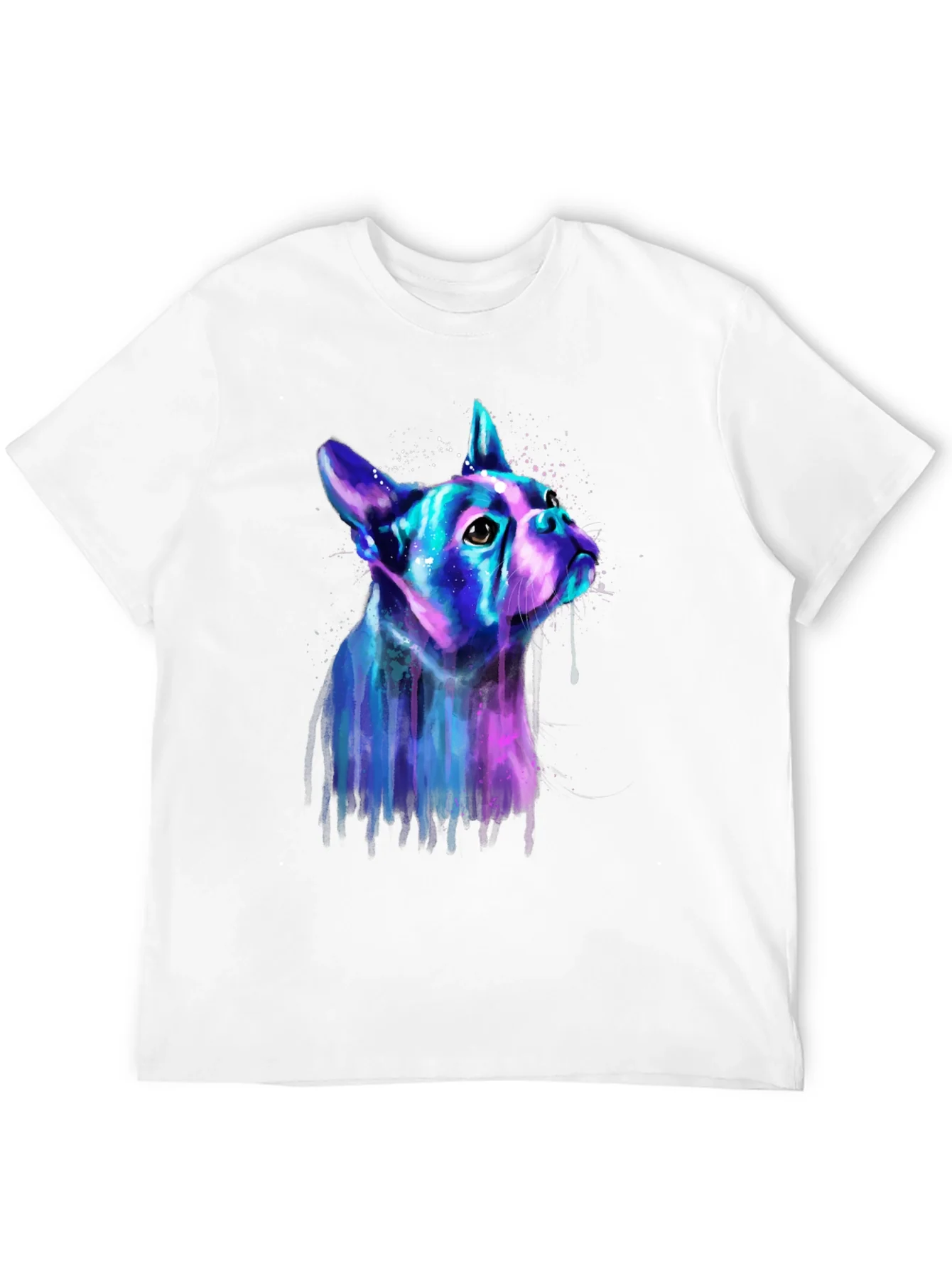 Watercolor French Bulldog Graphic Tee