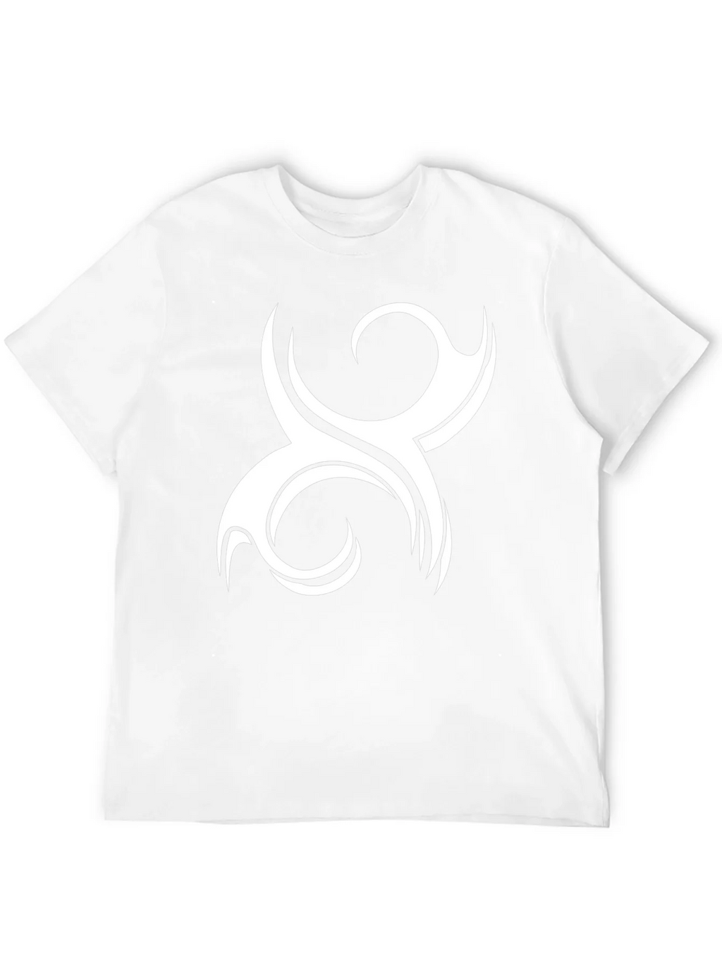 Tribal Swirl Graphic Tee - Black Cotton Comfort