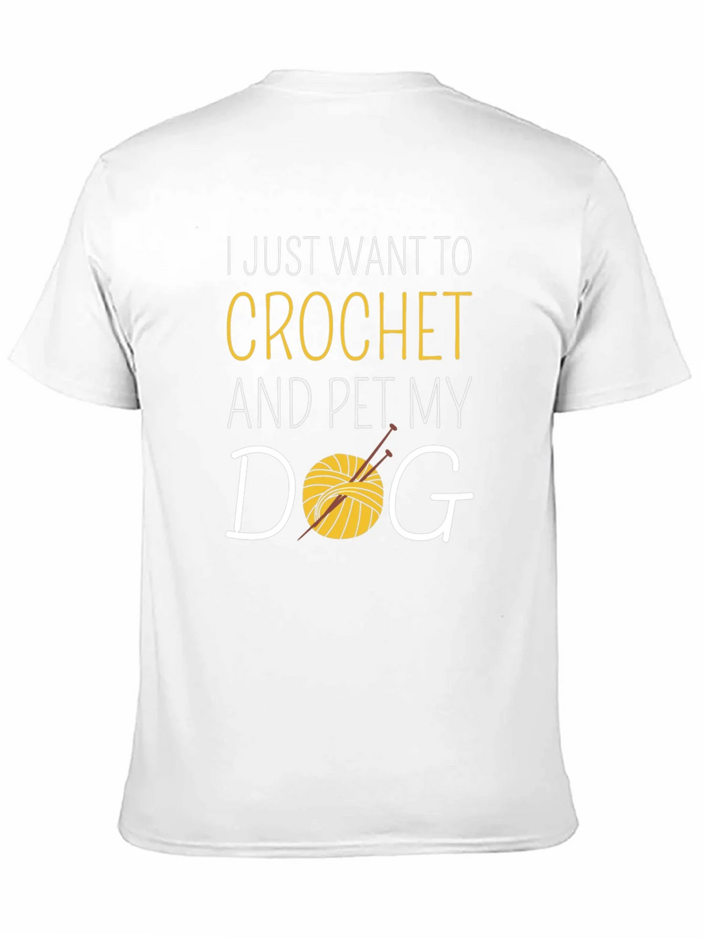 Crochet and Pet Dog T-Shirt