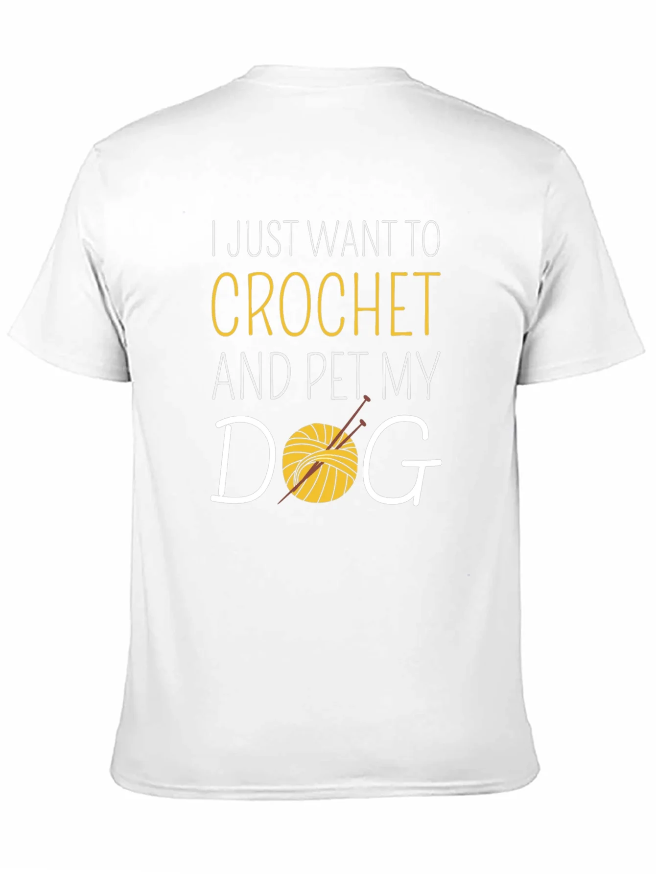 Crochet and Pet Dog T-Shirt