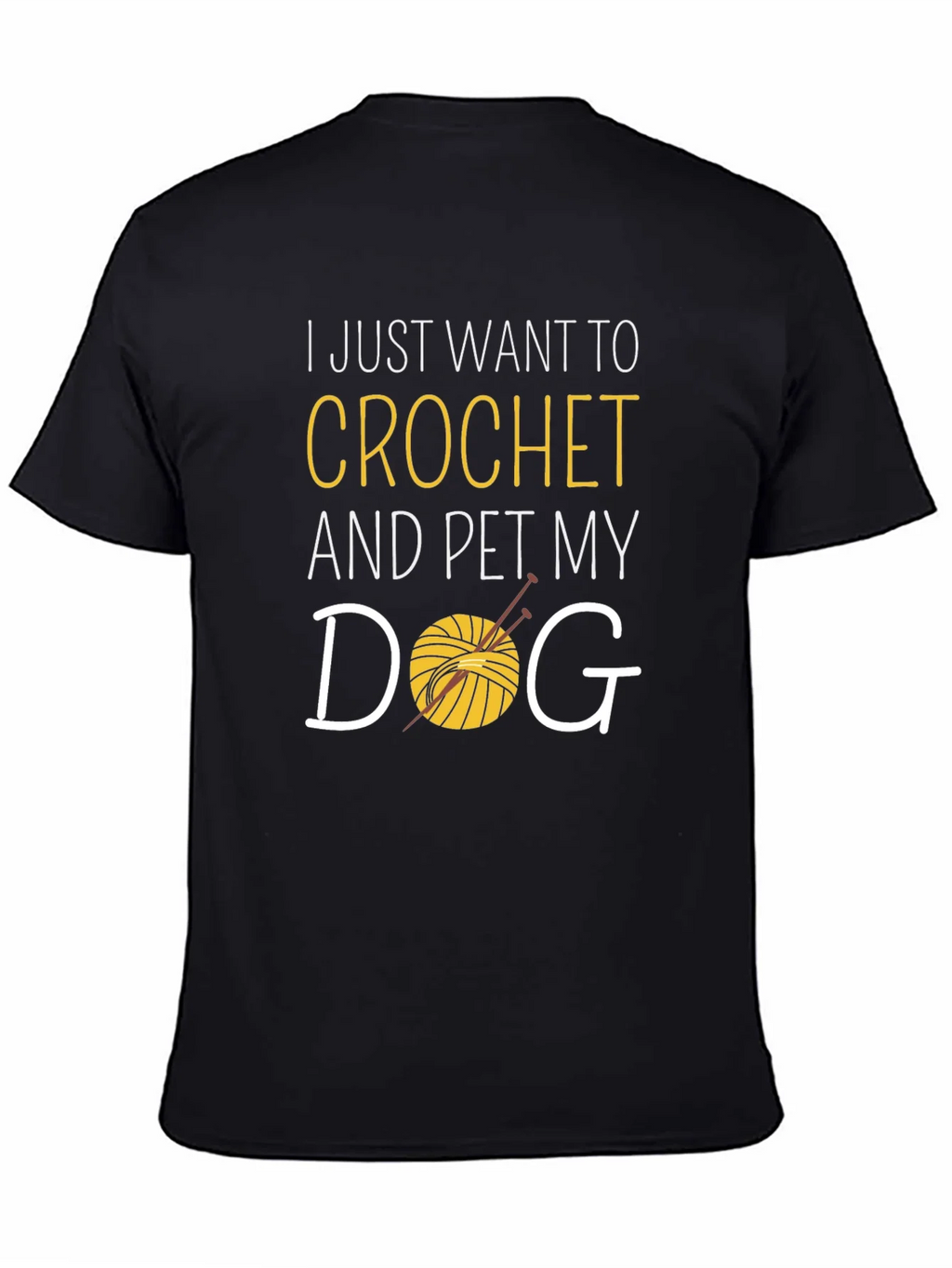 Crochet and Pet Dog T-Shirt