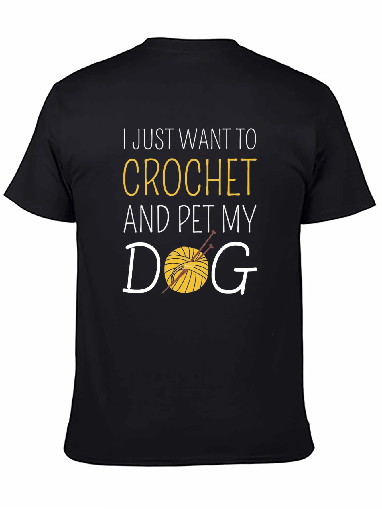 Crochet and Pet Dog T-Shirt