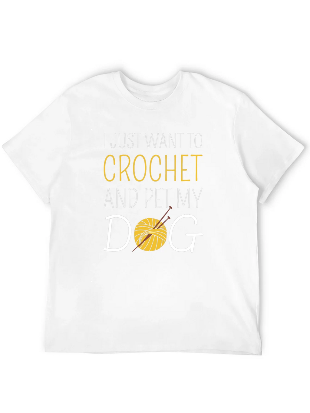 Crochet and Pet Dog T-Shirt