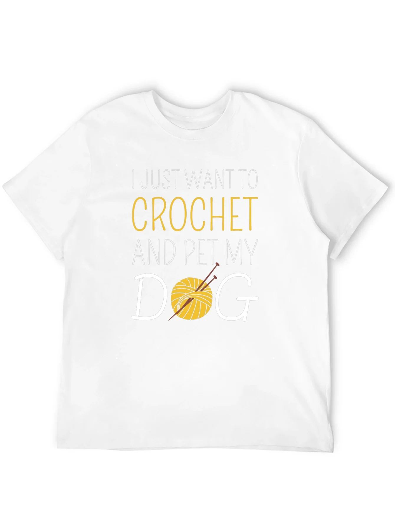 Crochet and Pet Dog T-Shirt