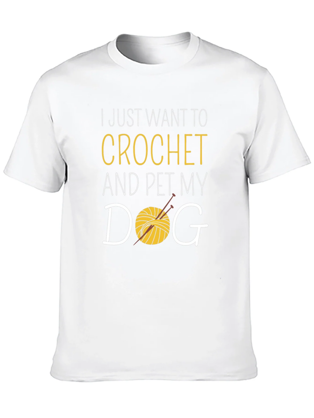 Crochet and Pet Dog T-Shirt