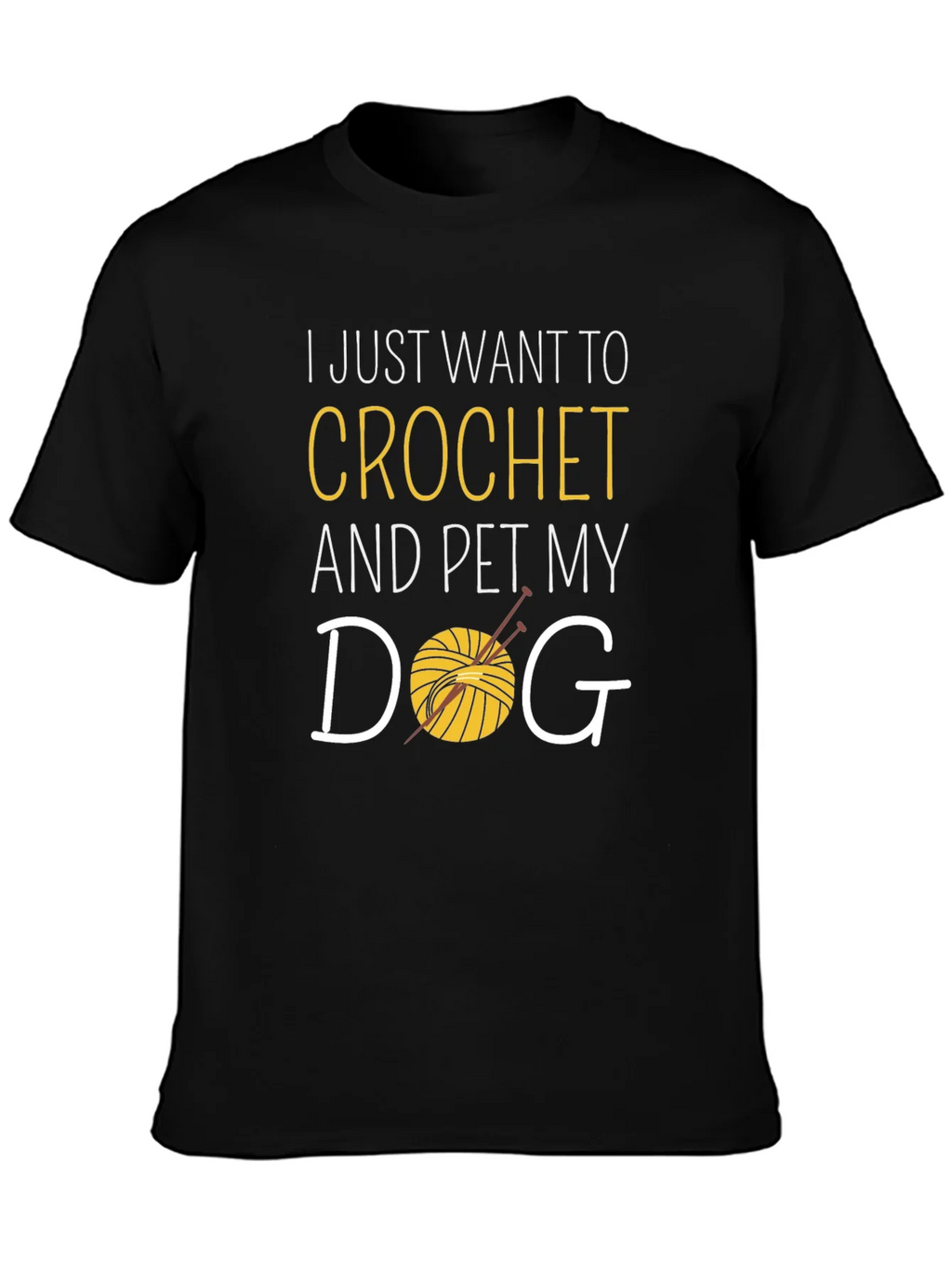 Crochet and Pet Dog T-Shirt