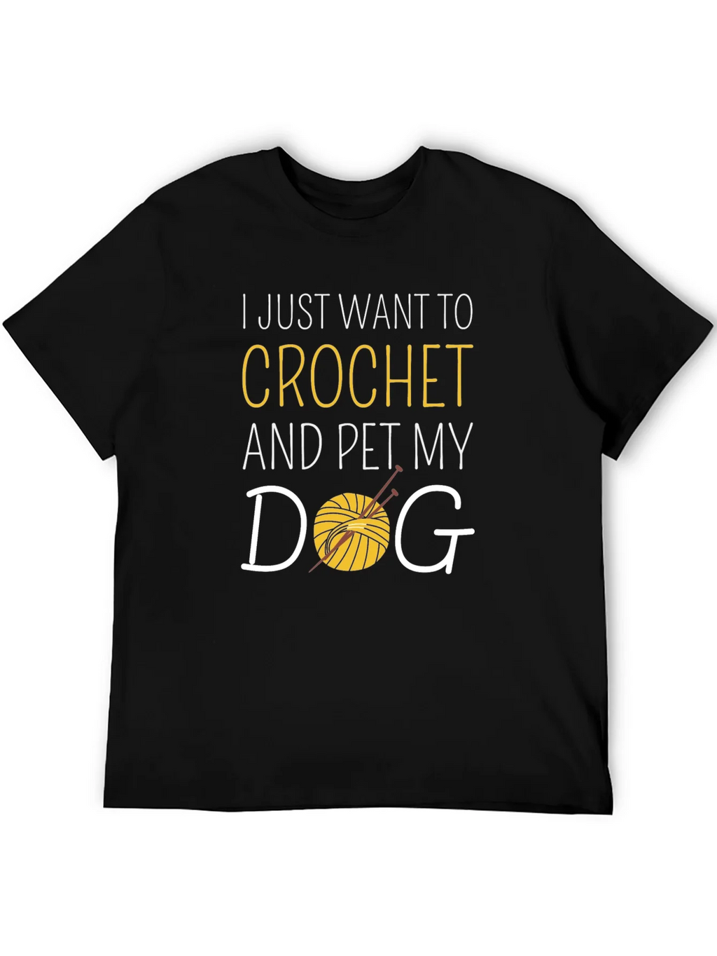 Crochet and Pet Dog T-Shirt