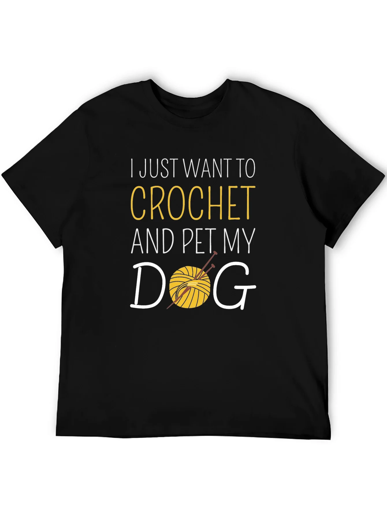 Crochet and Pet Dog T-Shirt