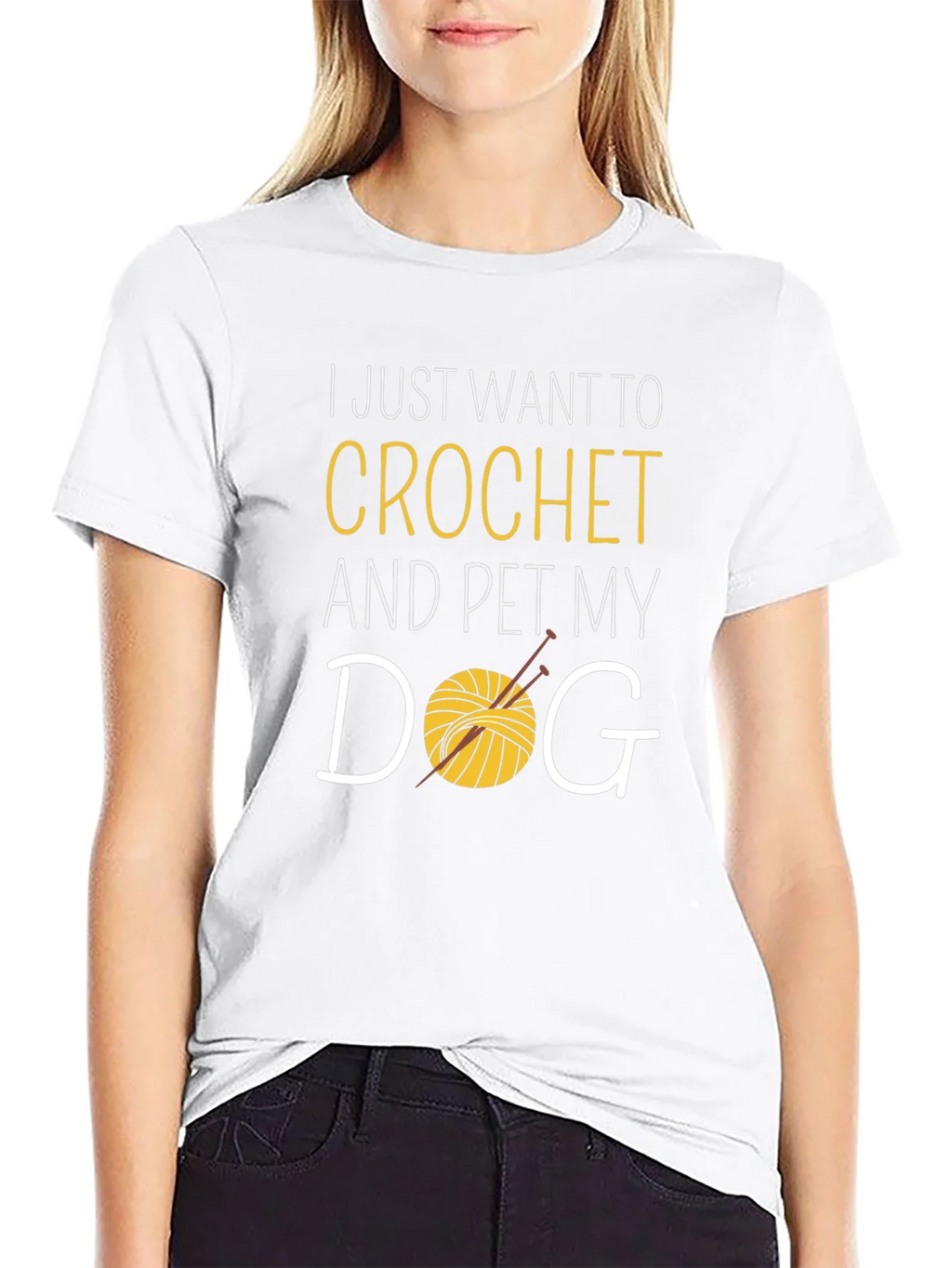 Crochet and Pet Dog T-Shirt