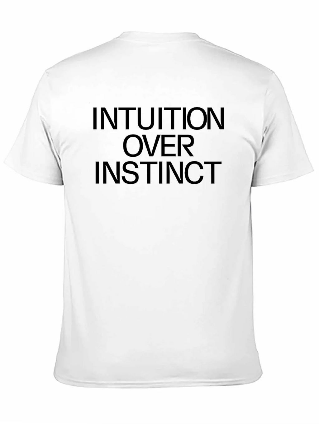 Intuition Over Instinct Graphic Tee - Black