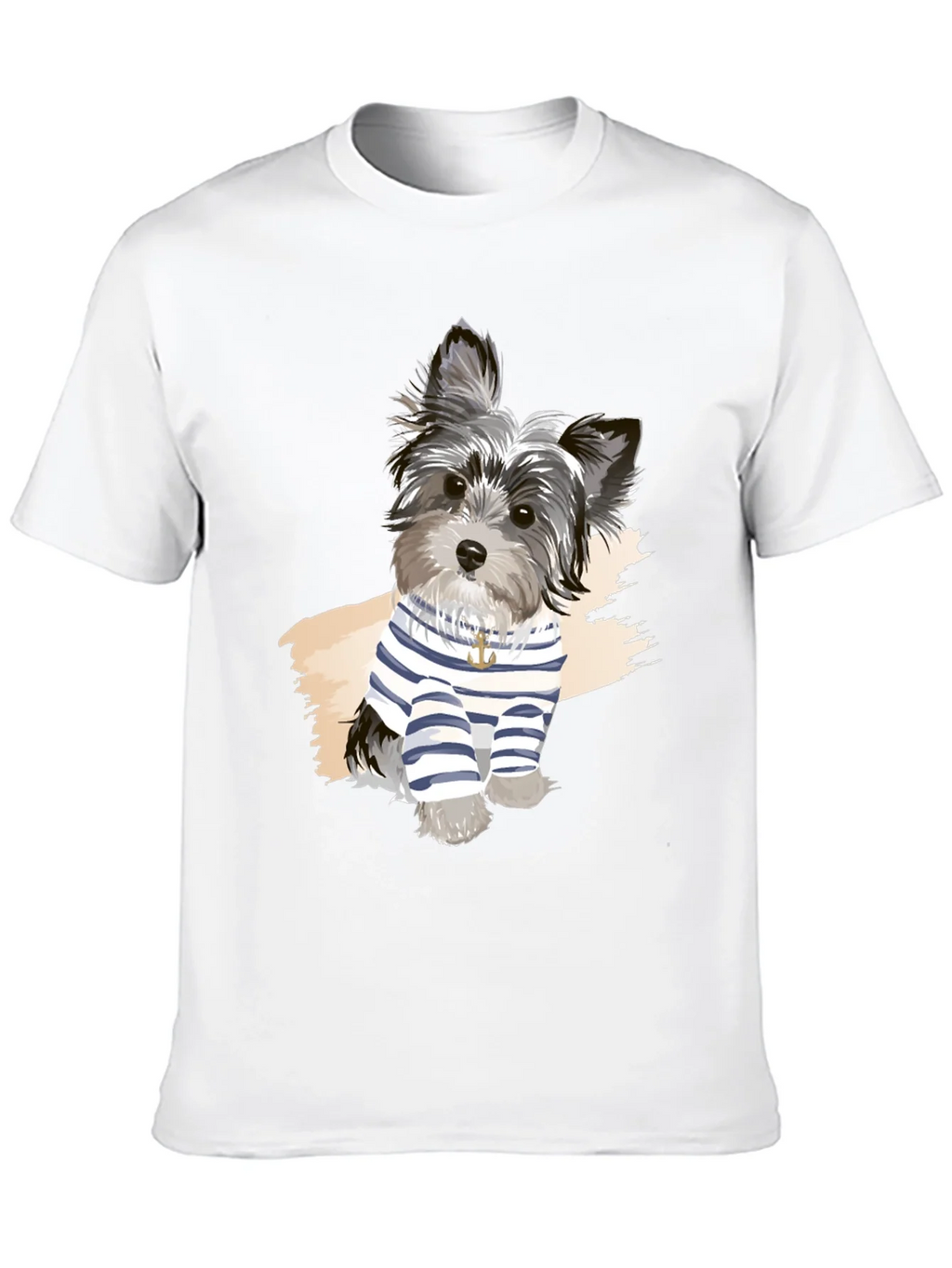 Dog Graphic Tee - Black Short Sleeve T-Shirt