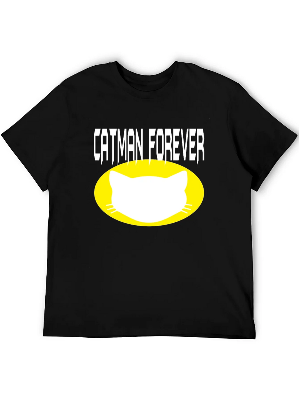 Catman Forever Graphic T-Shirt - Black