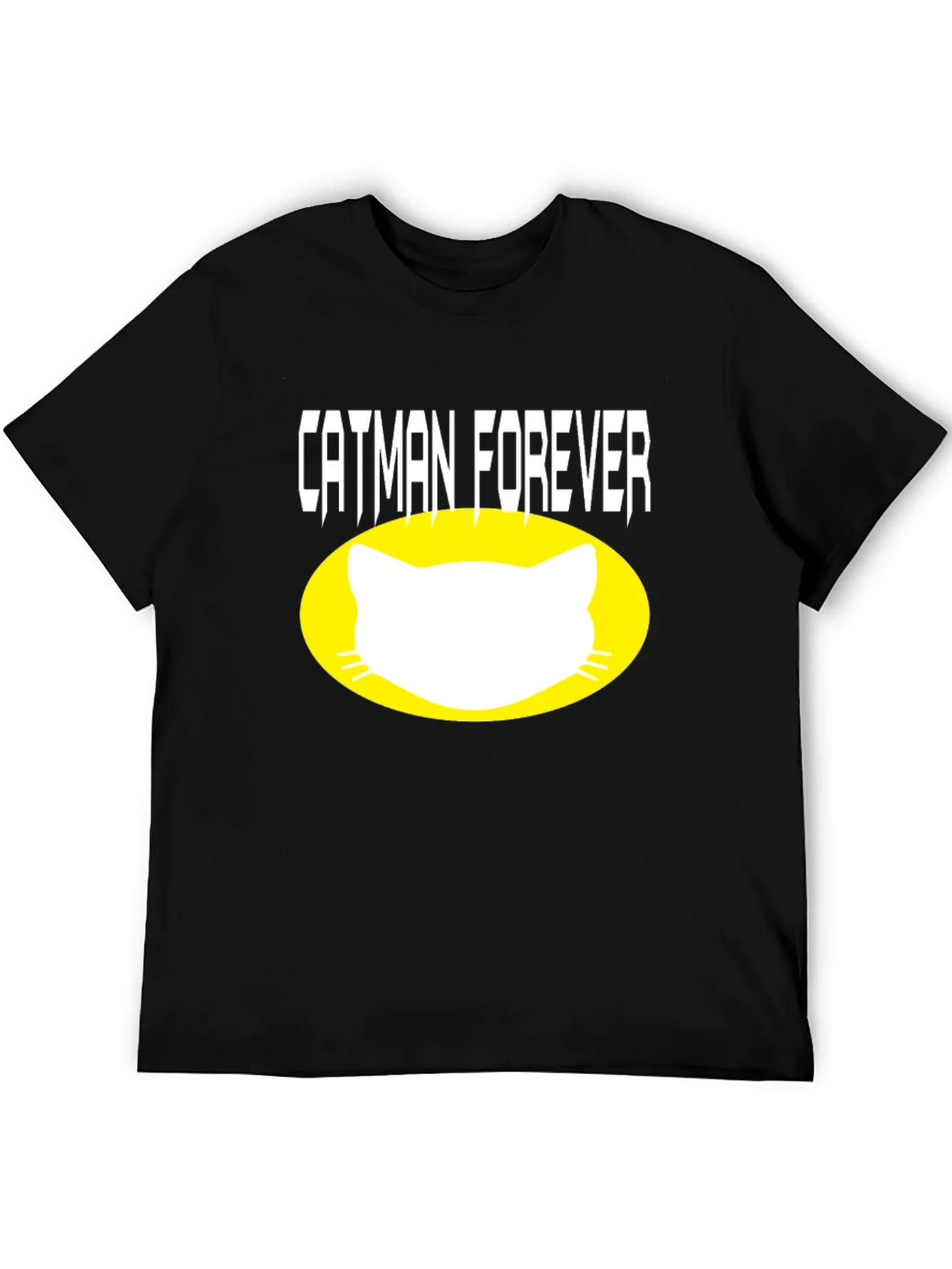 Catman Forever Graphic T-Shirt - Black