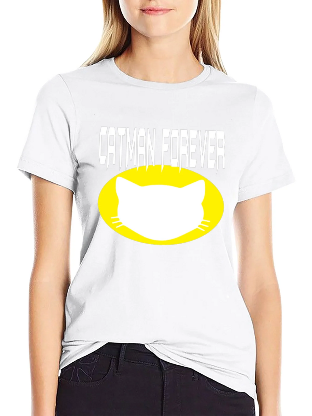 Catman Forever Graphic T-Shirt - Black