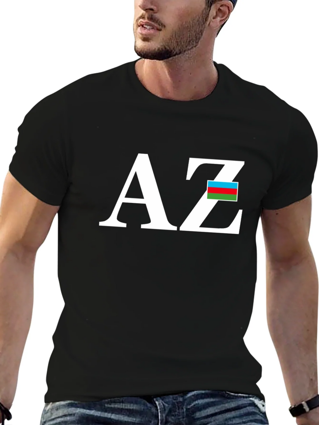 Azerbaijan Pride T-Shirt - AZ Flag Tee
