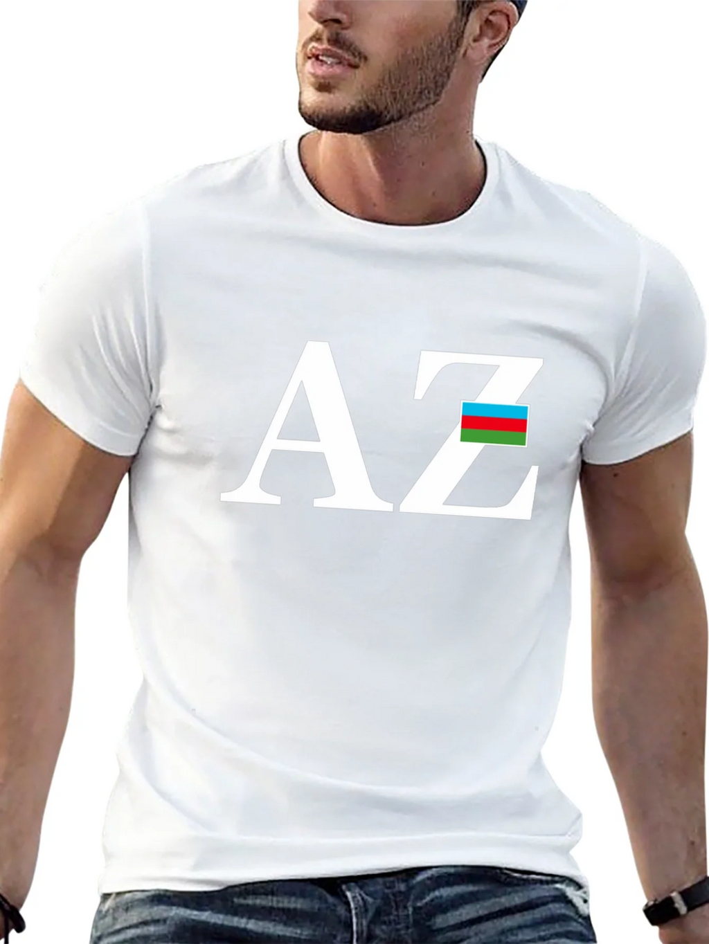 Azerbaijan Pride T-Shirt - AZ Flag Tee
