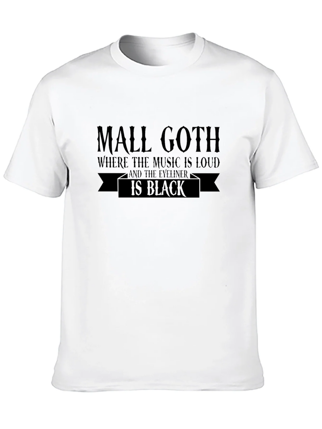 Mall Goth Music T-Shirt - Black