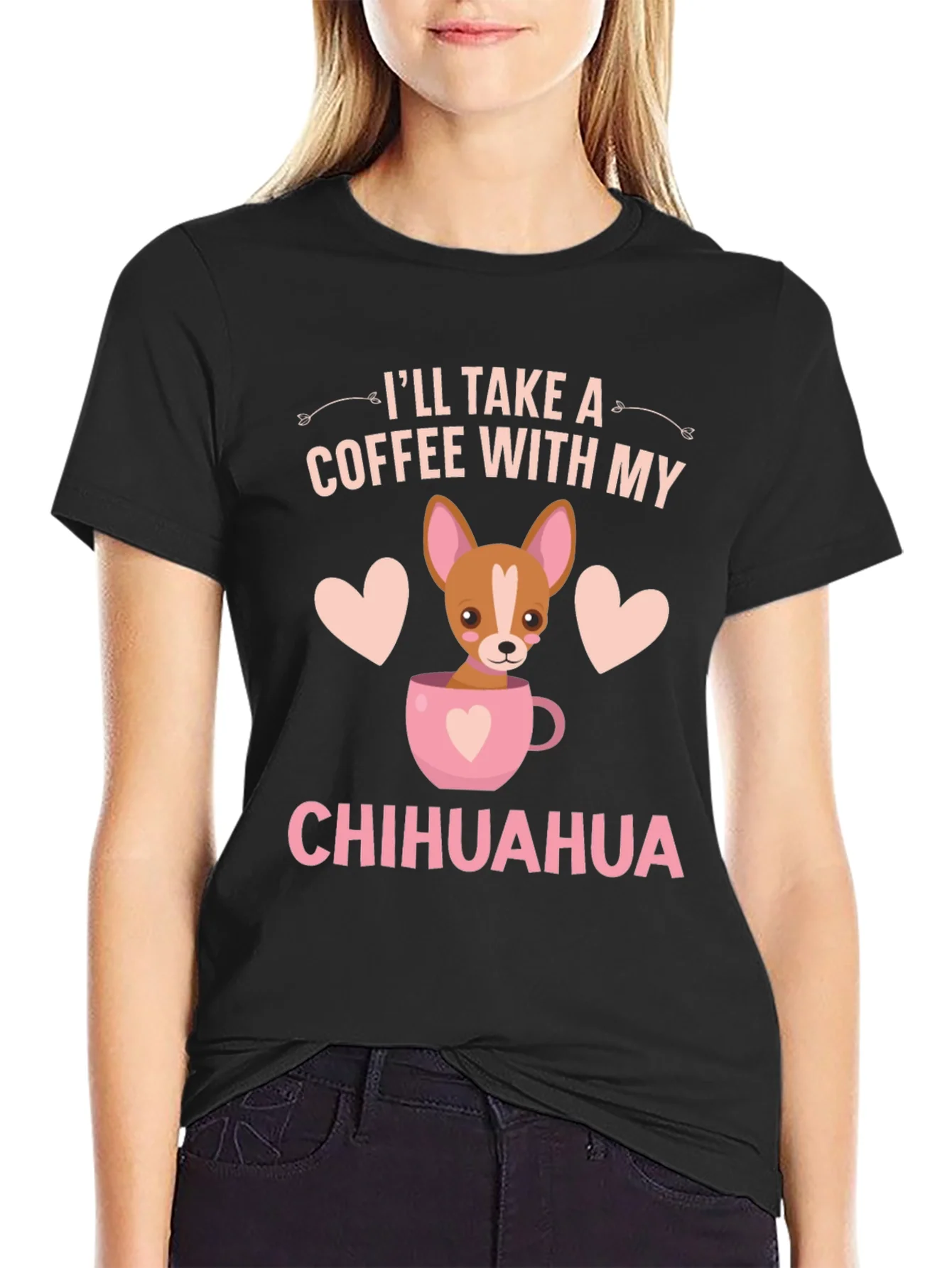 Coffee and Chihuahua T-Shirt