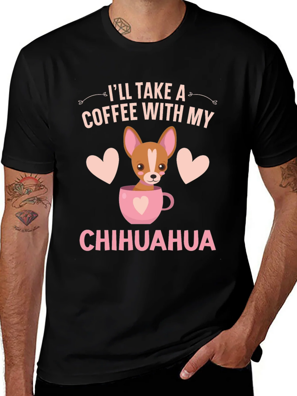 Coffee and Chihuahua T-Shirt