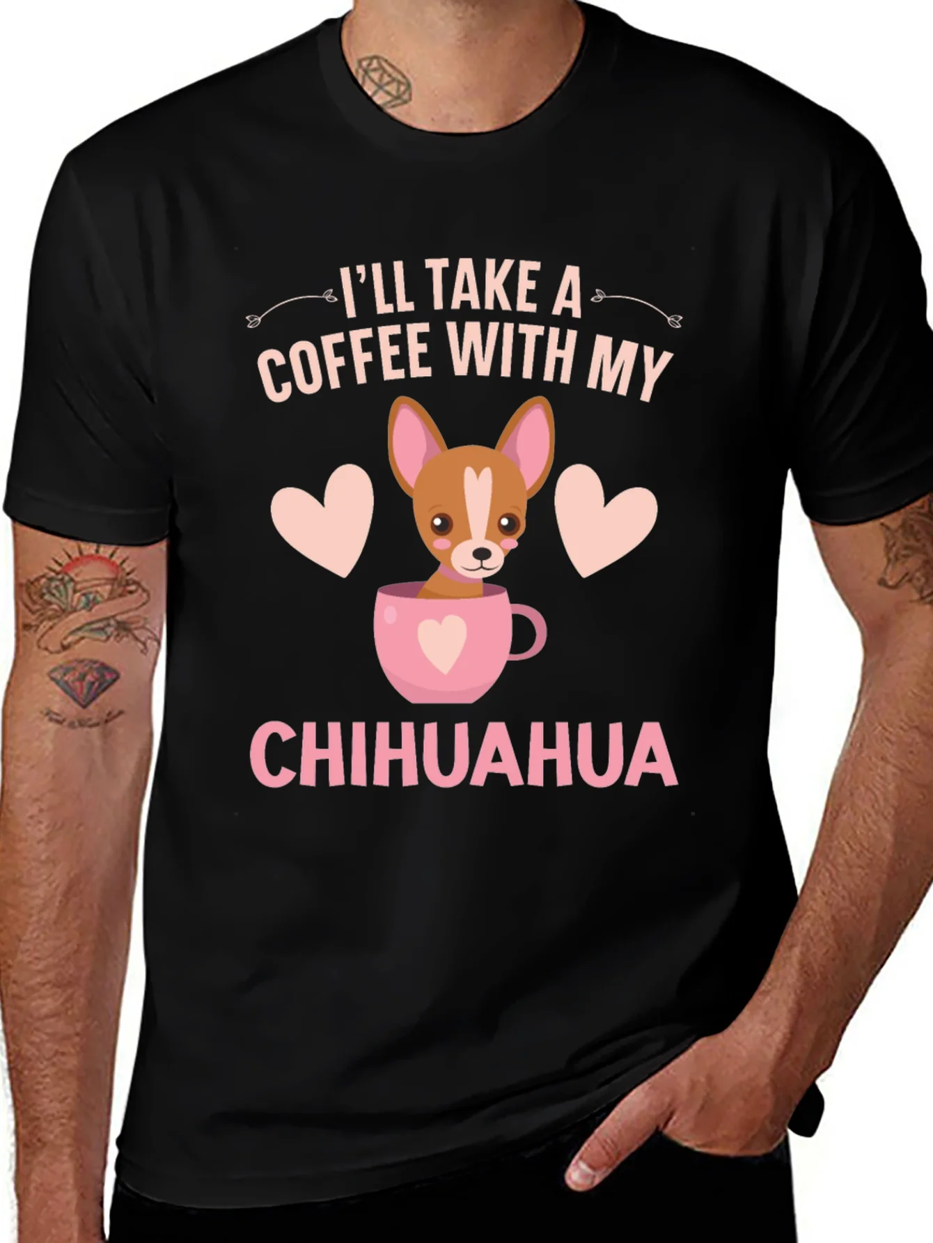 Coffee and Chihuahua T-Shirt