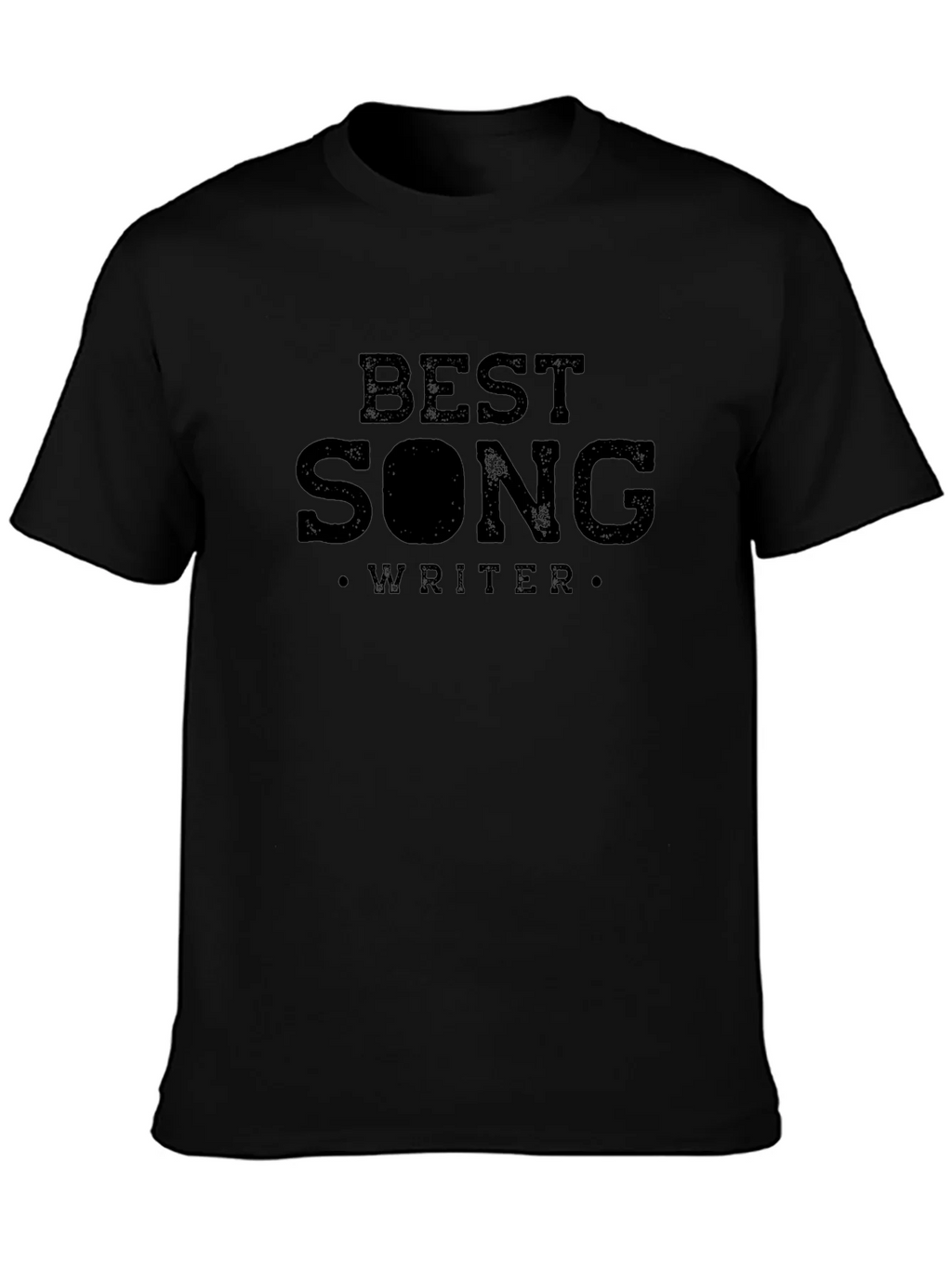 Best Songwriter T-Shirt - Black Casual Tee