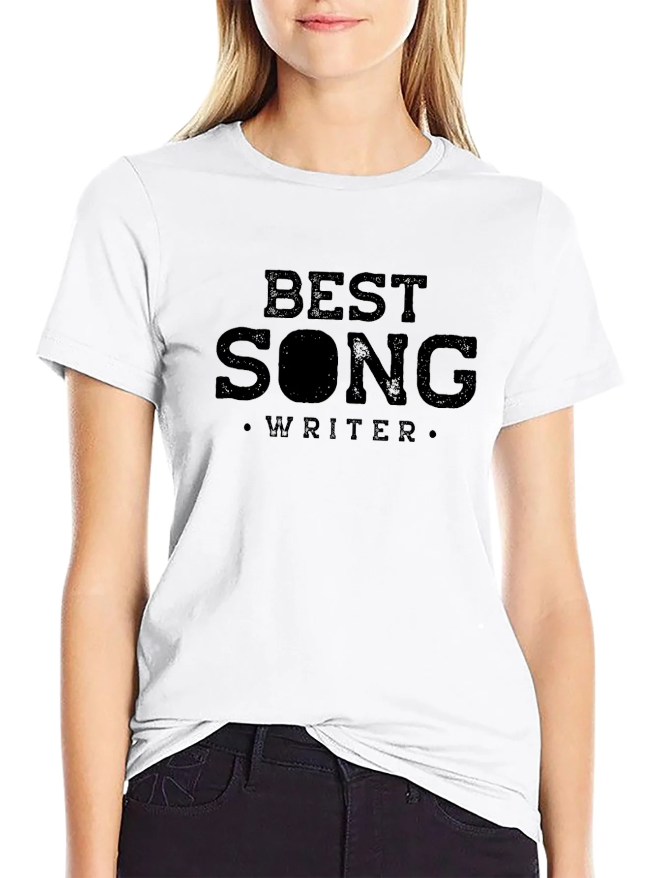 Best Songwriter T-Shirt - Black Casual Tee