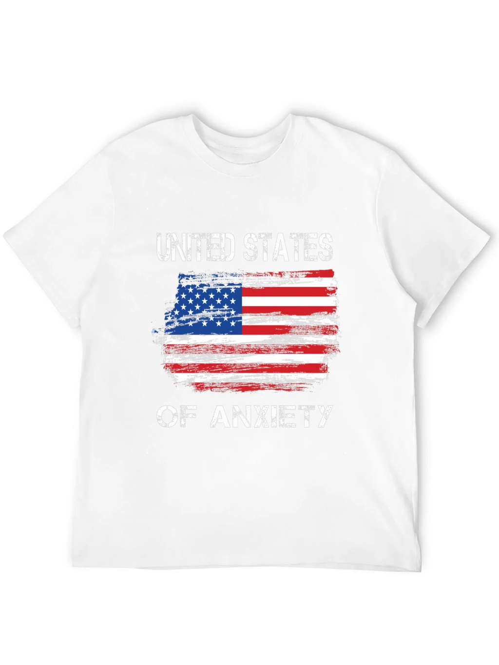 United States of Anxiety Flag Graphic Tee