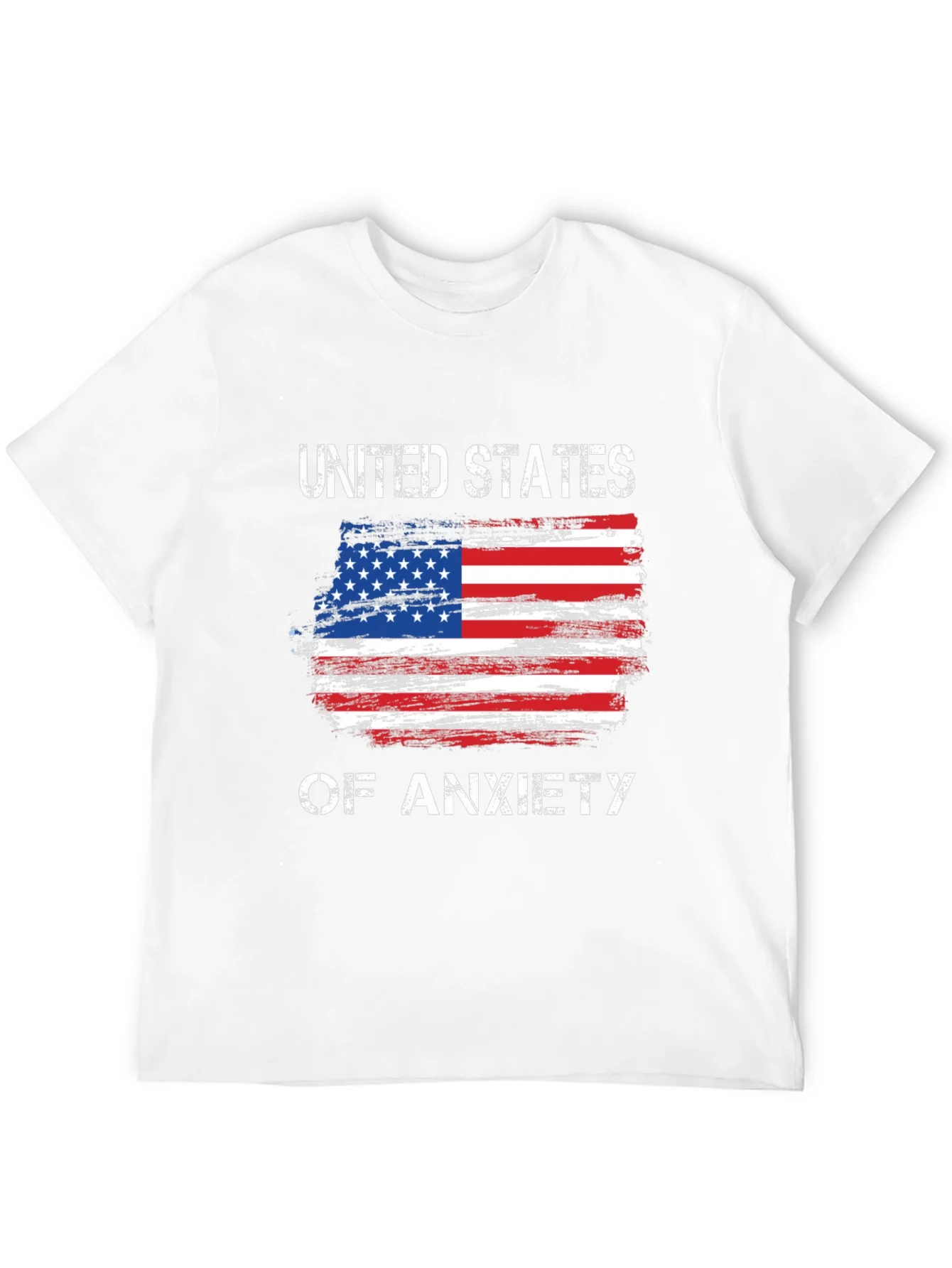 United States of Anxiety Flag Graphic Tee