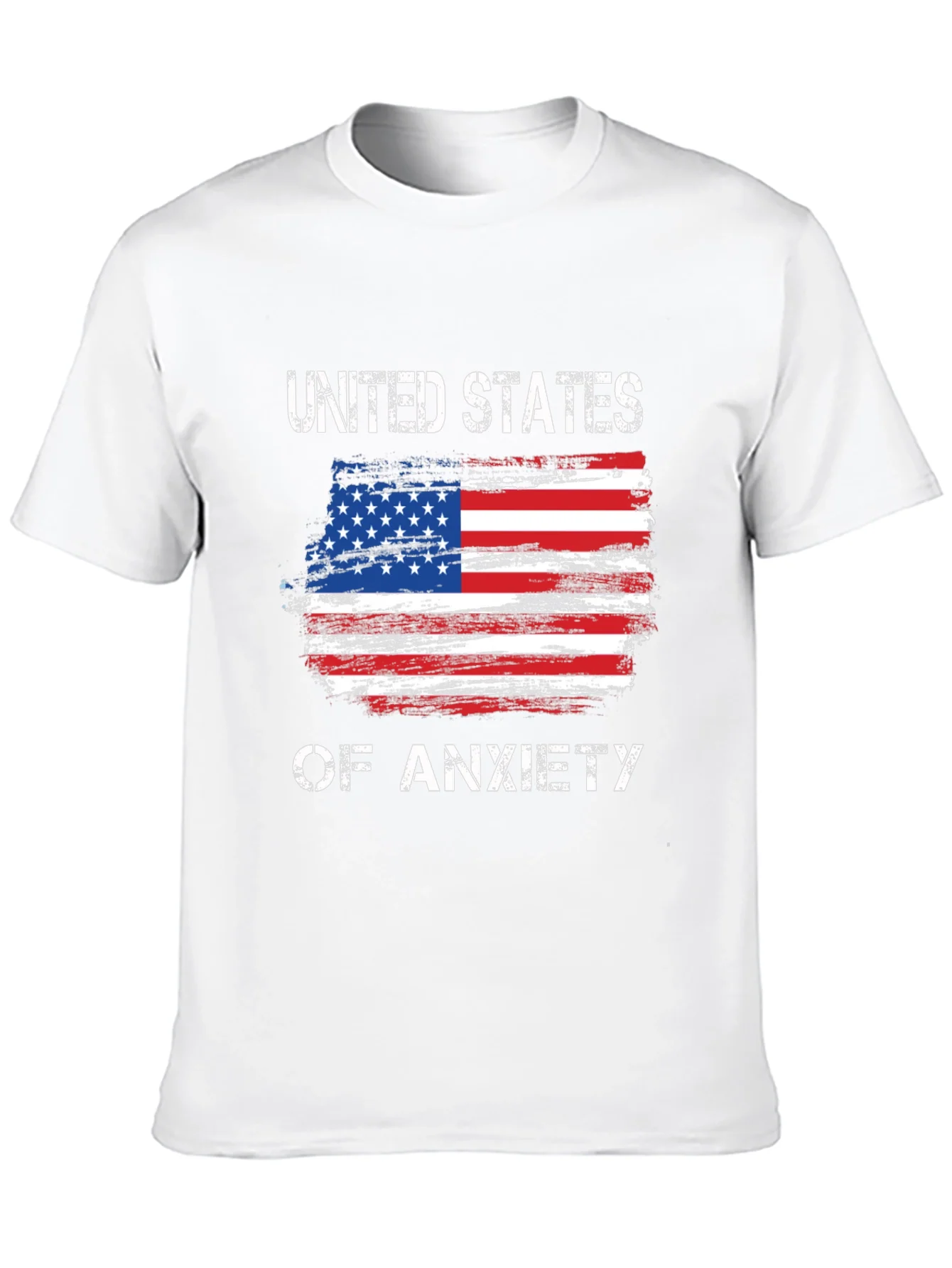 United States of Anxiety Flag Graphic Tee