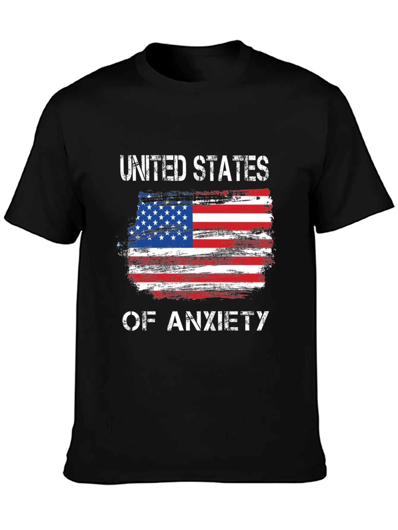 United States of Anxiety Flag Graphic Tee