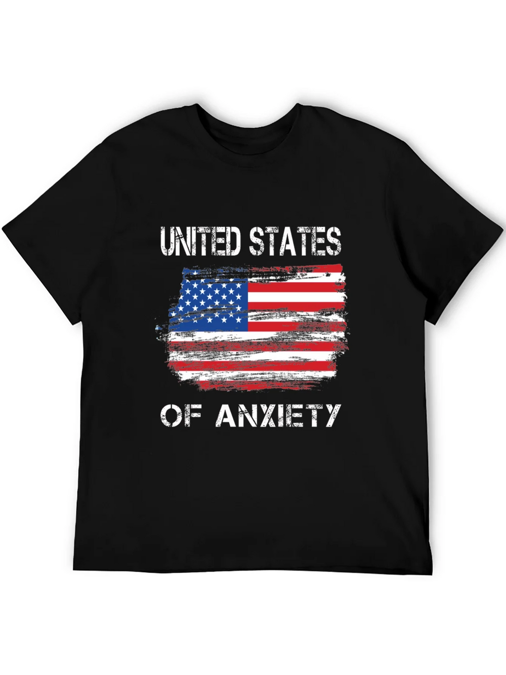 United States of Anxiety Flag Graphic Tee