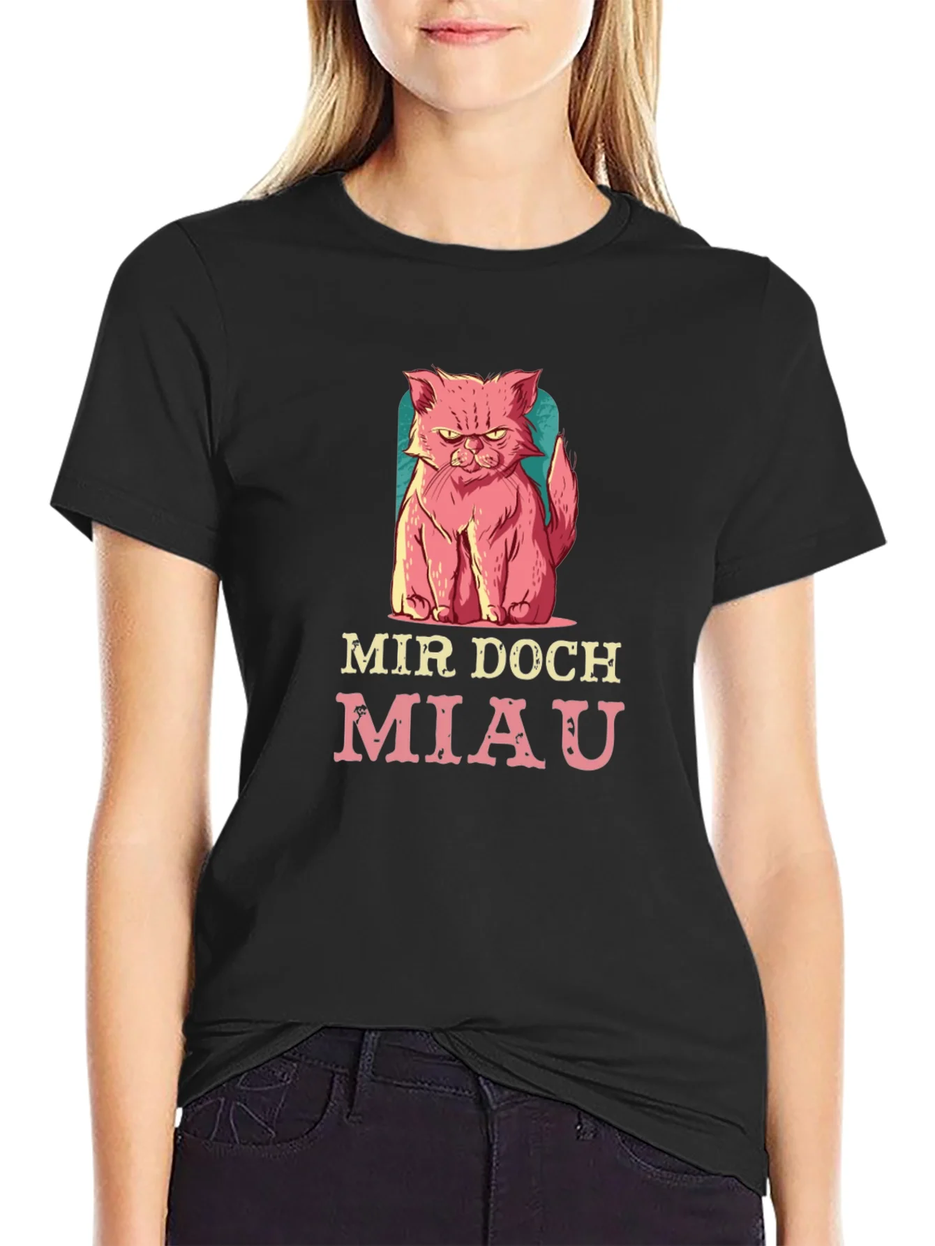 Mir Doch Miau Cat T-Shirt