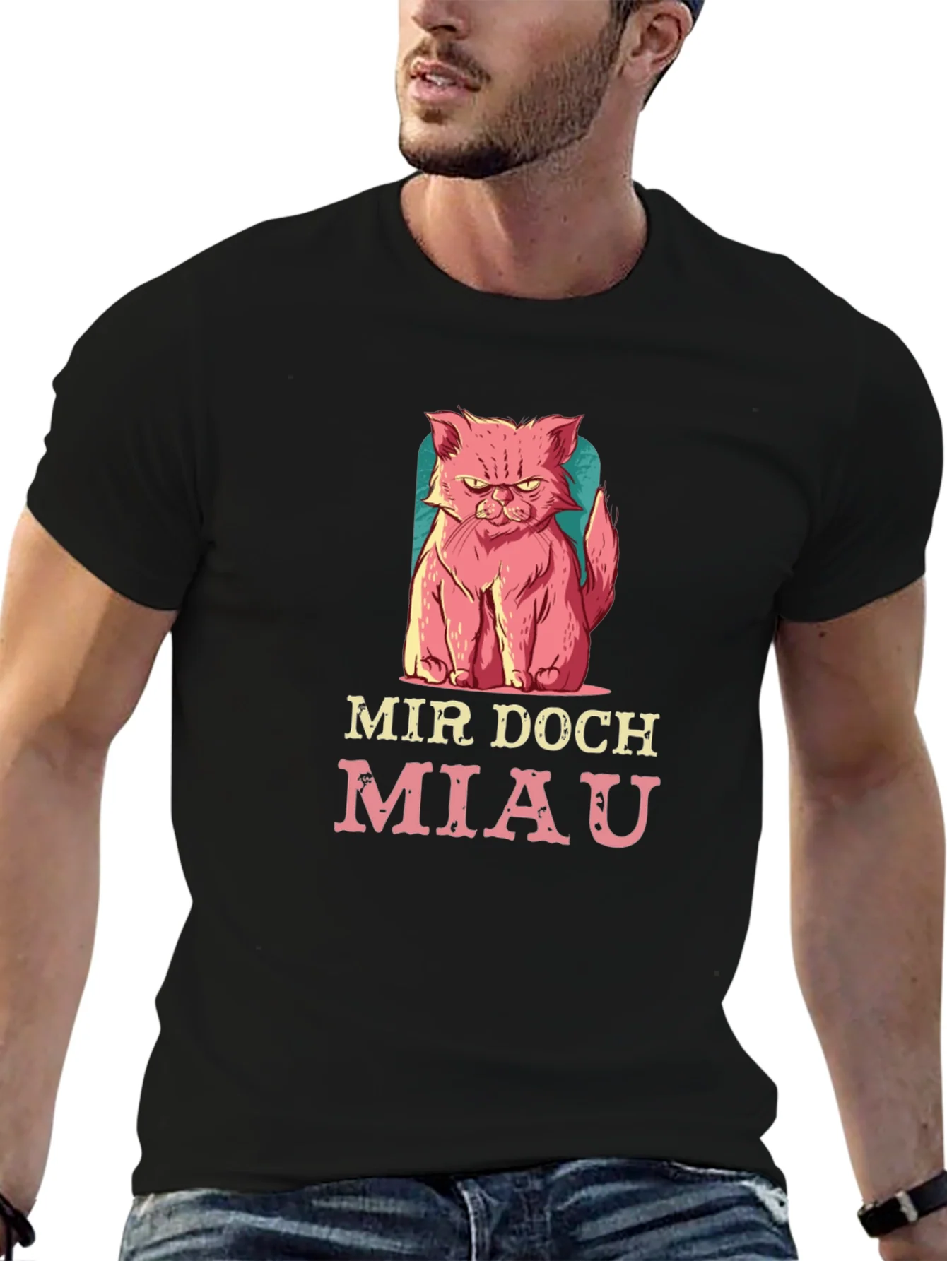 Mir Doch Miau Cat T-Shirt