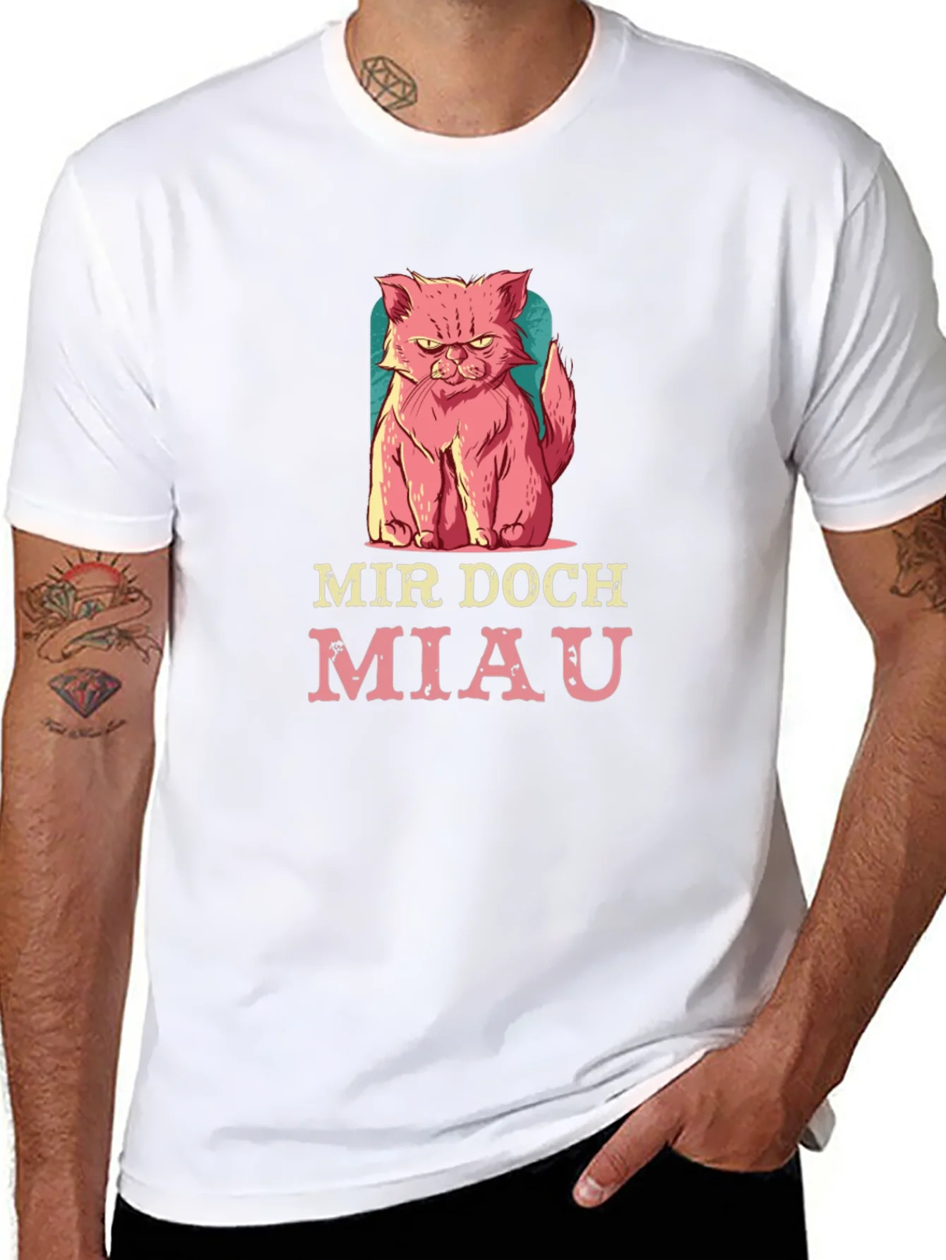 Mir Doch Miau Cat T-Shirt