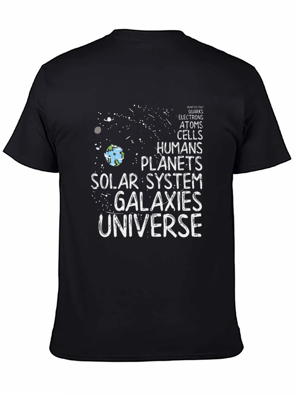 Science Evolution T-Shirt - Universe Galaxies Solar System