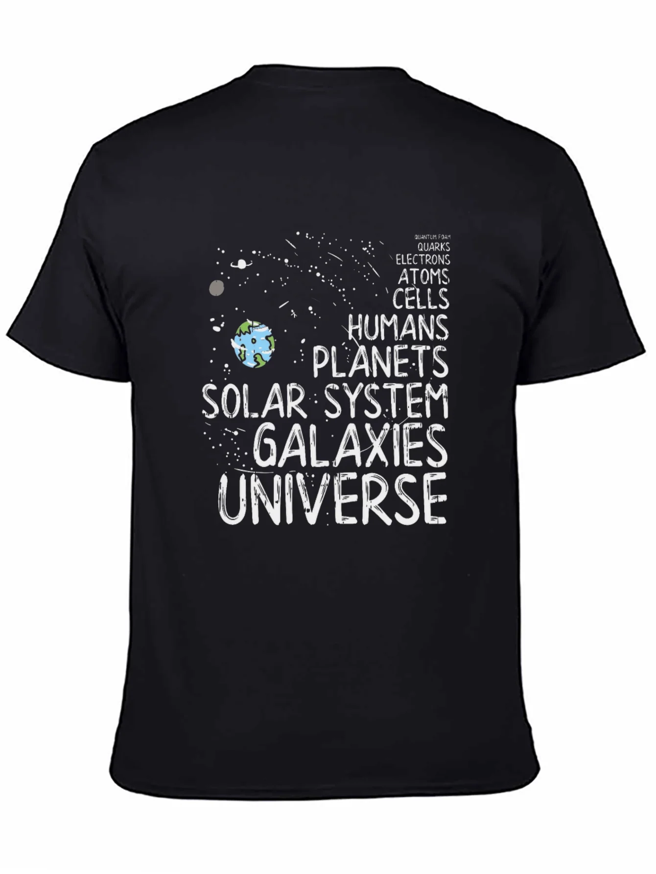 Science Evolution T-Shirt - Universe Galaxies Solar System