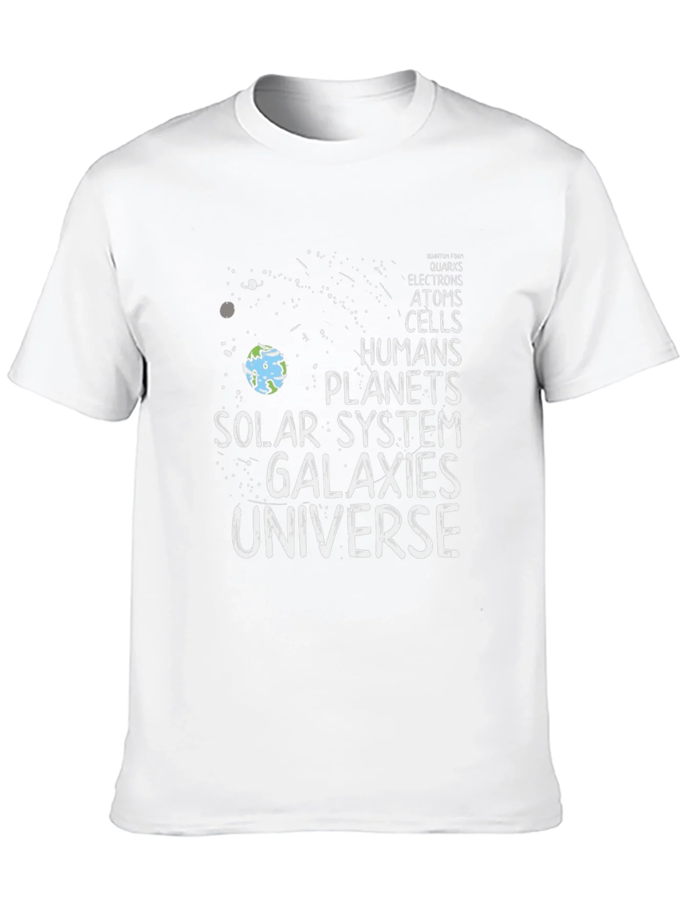 Science Evolution T-Shirt - Universe Galaxies Solar System