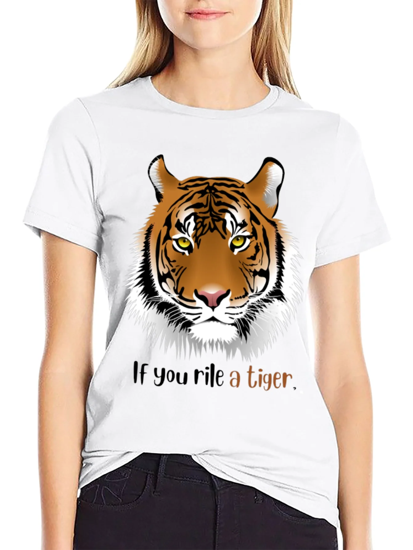Rile a Tiger Graphic T-Shirt
