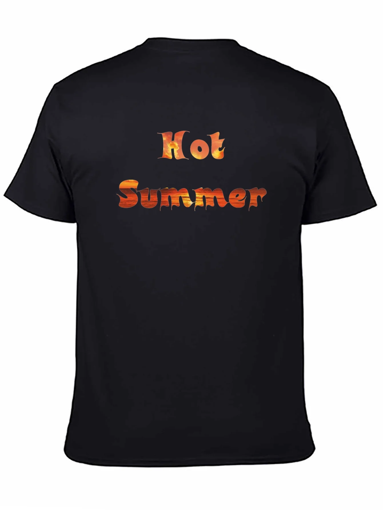 Hot Summer Graphic Tee - Trendy Casual Wear