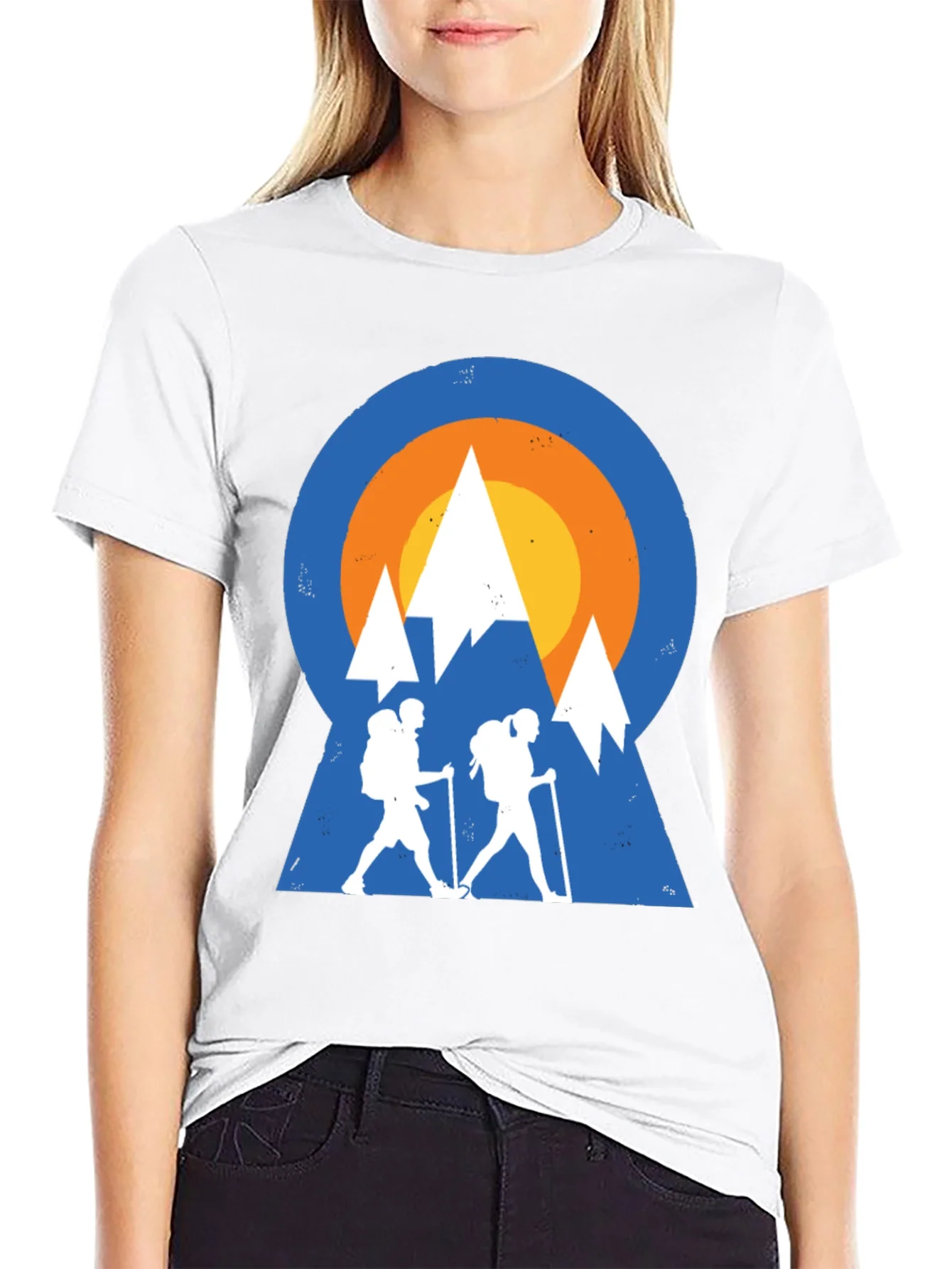 Mountain Hiking Graphic Tee - Adventure Ready