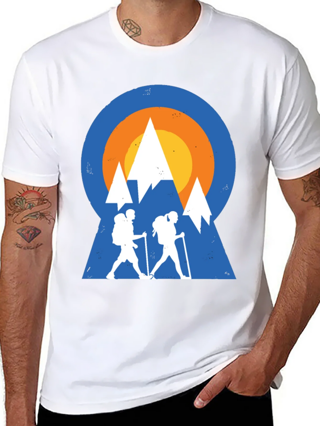 Mountain Hiking Graphic Tee - Adventure Ready
