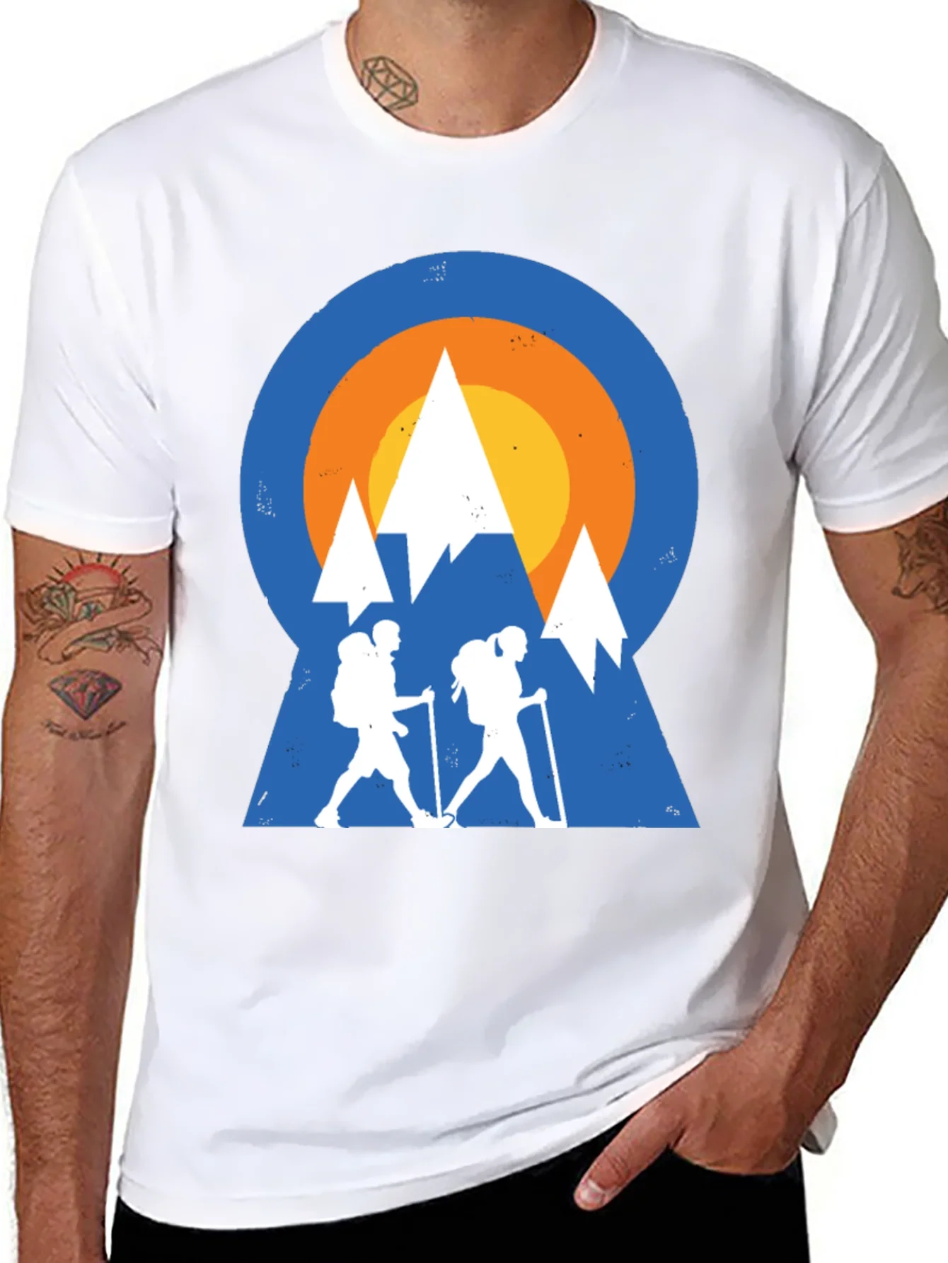 Mountain Hiking Graphic Tee - Adventure Ready