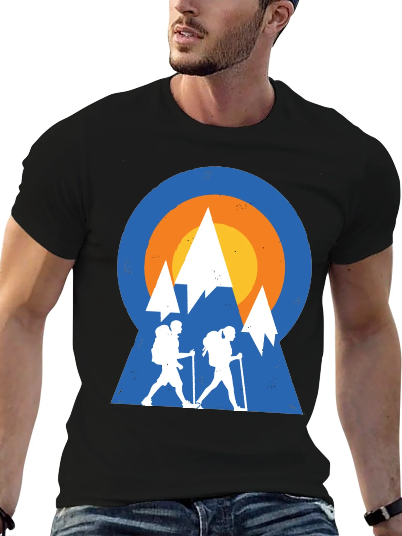 Mountain Hiking Graphic Tee - Adventure Ready