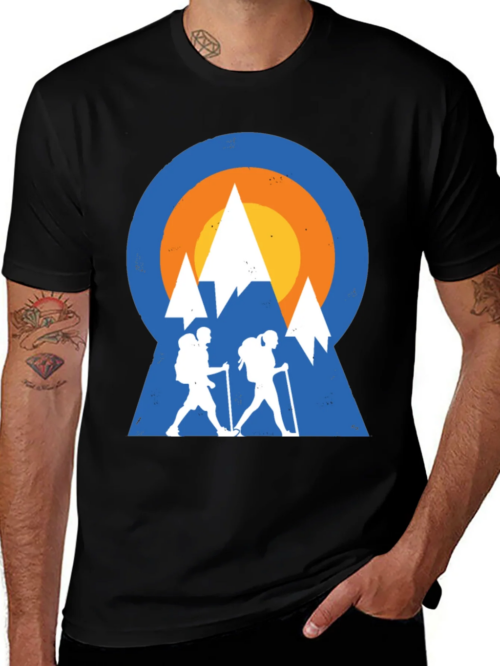 Mountain Hiking Graphic Tee - Adventure Ready