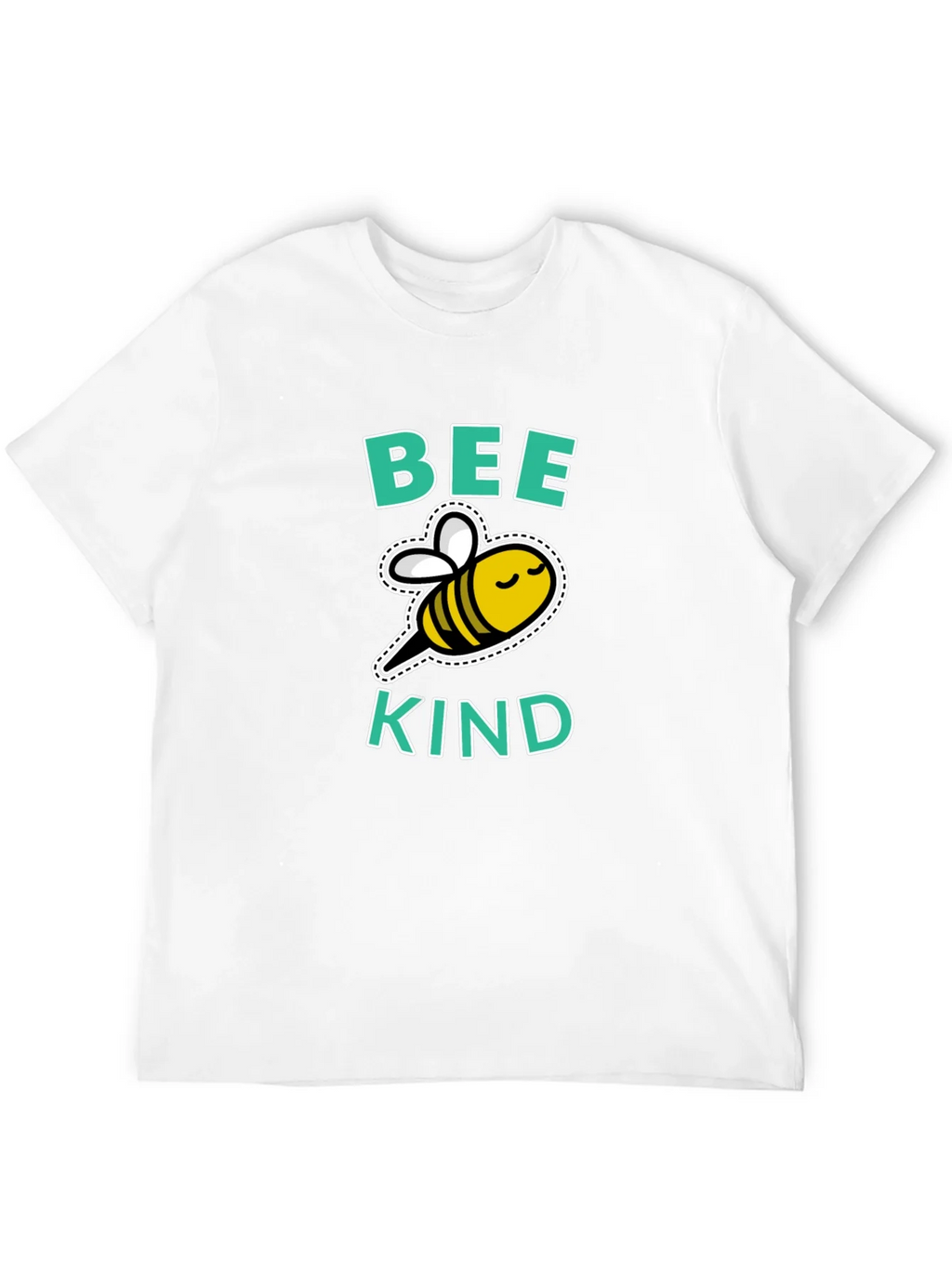 Bee Kind Graphic Tee - Black Cotton T-Shirt