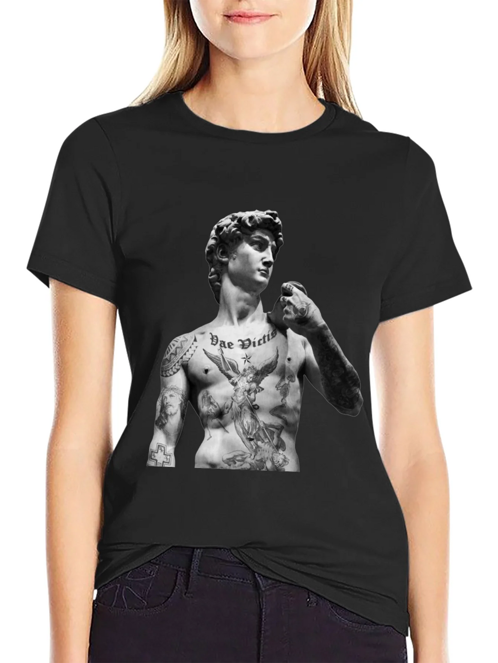 Tattooed David Statue T-Shirt
