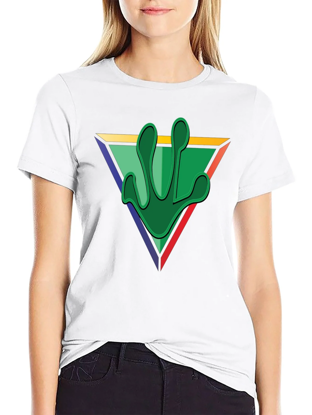 Frog Footprint Graphic Tee - Mens Black T-Shirt