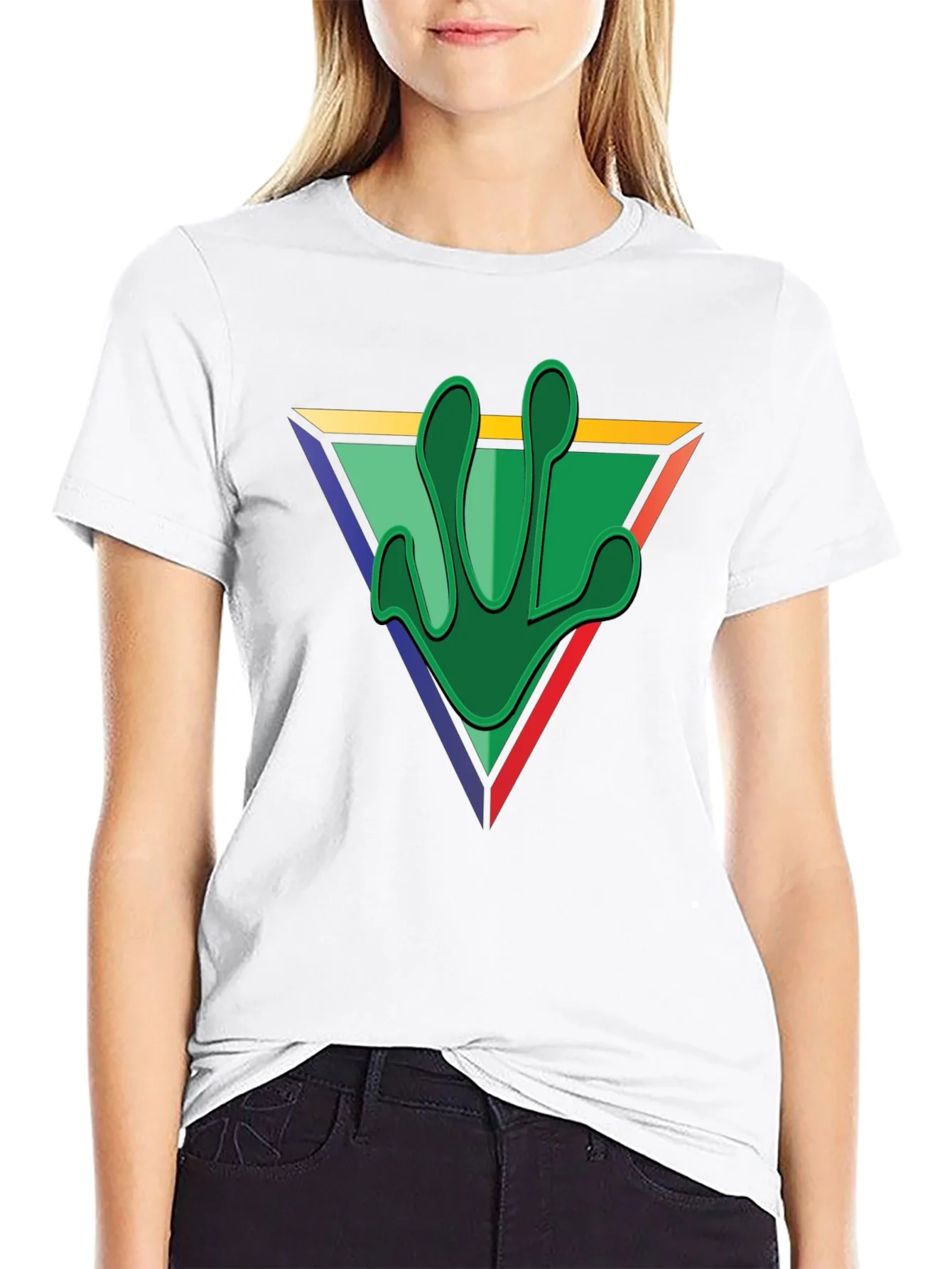 Frog Footprint Graphic Tee - Mens Black T-Shirt