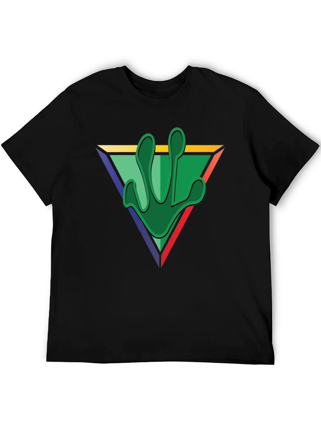 Frog Footprint Graphic Tee - Mens Black T-Shirt